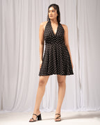 Halter Dotty Dress