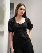 Elara Front Tie Blouse