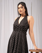 Halter Dotty Dress
