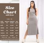 Classic Side Slit Midi Dress