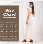 Classic Back Open Dress