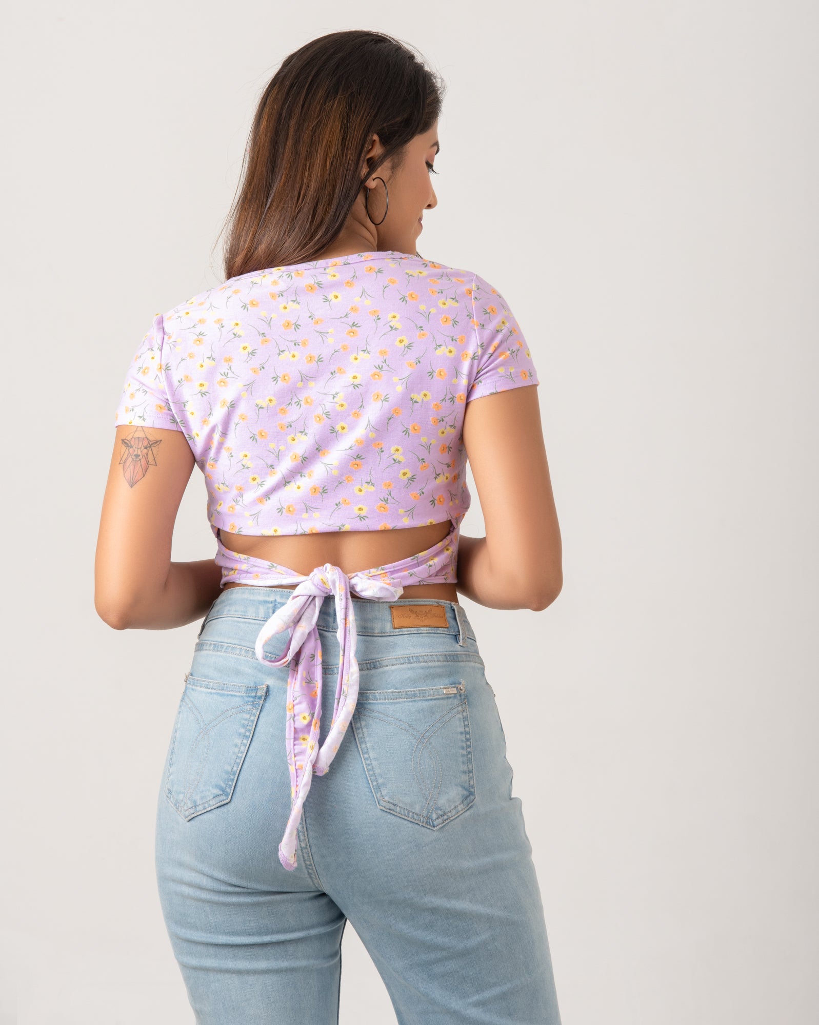 Neha Back Tie Up Top